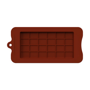 Besafe 24 khoang kết nối vuông bánh fondant cấp thực phẩm toàn bộ sô cô la Silicone Khuôn nướng khuôn - Product Image 3