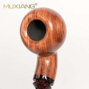 Muxiang Handmade Rosewood Smoking Pipe Freehand Solid Wood Tobacco Pipe For Personal Gift - Product Image 2