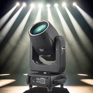 Proyector Halógeno Profesional Sharpy RGB de 300W con 14 <span class=keywords><strong>Colores</strong></span> y 4 Prismas para Eventos en Almacenes, Control DMX512 - Product Image 1