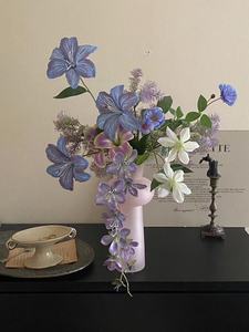 2025 nouveau gros Monet jardin violet artificielle grande fleur filet célébré <span class=keywords><strong>Photo</strong></span> carte faisant bricolage fenêtre décoration - Product Image 4