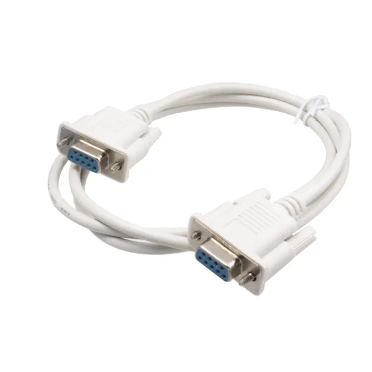Cable de serie DB9 RS232 a RS-232, conector hembra a hembra, db9F a db9F