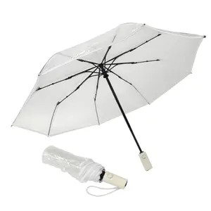 Высококачественный ТПУ прозрачный автоматический зонт