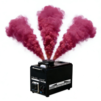 Fächerförmiger Effekt Farbiger Rauch Nebelstrahl Neue Fernbedienung DMX512 3500W Nebelmaschine mit 10-12m Sprühweite für Bühne Club Bar DJ