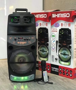 <span class=keywords><strong>Altavoz</strong></span> Portátil con Ruedas QS6802 de 8 Pulgadas, Sistema de Altavoces para DJ con Luz LED, <span class=keywords><strong>Altavoz</strong></span> Bluetooth <span class=keywords><strong>KIMISO</strong></span> - Product Image 5