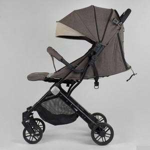 Landau <span class=keywords><strong>de</strong></span> luxe pliable pour bébé, siège auto 3 en 1 avec chancelière d'hiver, poussette légère pour bébé - Product Image 4