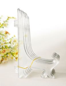 Artliving Clear <strong>Plastic</strong> Easels or Stand Plate Holders to Display Pictures or Other <strong>Items</strong> Wedding Home <strong>Decoration</strong> Birthday Table - Product Image 5