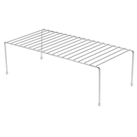 Étagère de rangement en acier métallique durable pour armoire de cuisine, présentoir