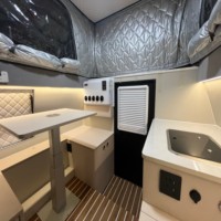 Camper Softsided Slide-in para Caminhonete, Modelo Wide Body Pop-up com Espaço Extra para Dormir