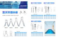 Accessoires de piscine de haute qualité et résistants, échelle de piscine antidérapante en acier inoxydable avec 2/3/4 marches pour piscines et spas