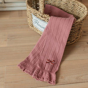 Pantalones Ajustados de Algodón Fino Personalizados al por Mayor para Niñas, de Moda para Primavera Verano - Product Image 5