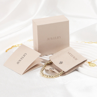Boîte d'Emballage Rigide Personnalisée de Luxe en Carton pour Bijoux, Bracelets et Colliers, avec Logo, Vente en Gros