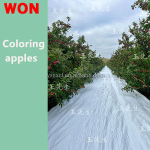 เสื่อสานวัชพืชสะท้อนแสงสีขาวสำหรับงานเกษตรแผ่นคลุมดินสำหรับงานหนักแผ่นคลุมดินผ้าห่มสะท้อนแสง - Product Image 1