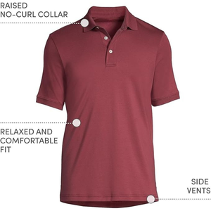 Polo Marrón para Hombre |   Camiseta Clásica Informal de Manga Corta |   Polo Suave y Transpirable para Uso Diario - Product Image 6