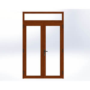 Système de fenêtres et de portes battantes en aluminium série GM 65, série 6000, 6063 T5, revêtement poudré haute qualité - Product Image 3