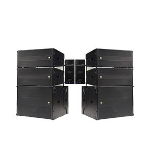 풀 세트 10 인치 18 인치 베이스 서브 우퍼 야외 콘서트 교수형 무대 교회 전문 액티브 패시브 라인 어레이 스피커 시스템 - Product Image 1