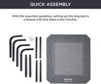 Grand lit de chien amovible à la mode en métal solide Design Portable intérieur extérieur hamac pour animaux de compagnie respirant maille lit antidérapant