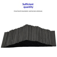 Vente en gros de mines de crayon mécanique en résine 2B de 0,5 mm, 0,7 mm, 0,9 mm, écriture fluide, extra-noir, paquet de 1 Jin, Chine