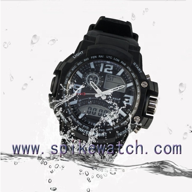 Multifunctional Digital Dual Time Watch Best Dual Time Zone Watch