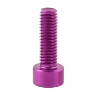 Vis en aluminium colorées M2 M3 M4 M5 M6 M8 M10 M12 à tête cylindrique avec embase hexagonale