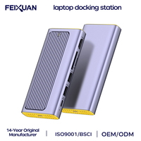Station d'accueil portable M.2 avec interface Type-C en alliage d'aluminium 2.0 PD100W, gris sidéral, conception 7-en-1