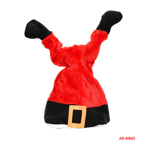 Chapeau <span class=keywords><strong>de</strong></span> Noël électrique HY6, nouveau chapeau <span class=keywords><strong>de</strong></span> Père Noël électrique chantant et dansant, peluche amusante, chapeau <span class=keywords><strong>de</strong></span> Père Noël <span class=keywords><strong>qui</strong></span> bouge - Product Image 3