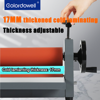 Laminateur à froid Colordowell WD-1300 1300 mm/51 pouces pour papier A0, utilisation de bureau, épaisseur 17 mm