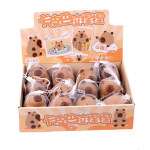 Jouet anti-stress Capybara, nouveauté, animal de dessin animé, jouet à pincer pour enfants, vente en gros, source directe usine - Product Image 2