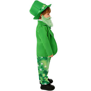 Conjunto <span class=keywords><strong>de</strong></span> Disfraz para Niños del Día <span class=keywords><strong>de</strong></span> San Patricio, Estilo Irlandé<span class=keywords><strong>s</strong></span> para Fiesta Escolar, Estilo Europeo/Americano, Acabado Suave - Product Image 1