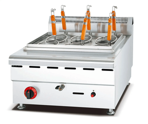 LYROE Restaurante comercial Convección eléctrica Acero inoxidable Multi-Quemador Pasta Spaghetti <span class=keywords><strong>Caldera</strong></span> Cocina con gabinete - Product Image 2