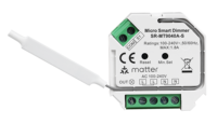 Regulador de Intensidad Inteligente para Aire Acondicionado con Matter Over Thread, 100~240V 1.8A Máx., Bombillas de 400W / LED de 200W, Sin Neutro, OTA, Compacto SR-MT9040A-S