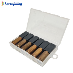 Buse de graissage à 6 mâchoires bleue résistante aux chocs -001 NPT1/8" pour machines-001 - Product Image 2