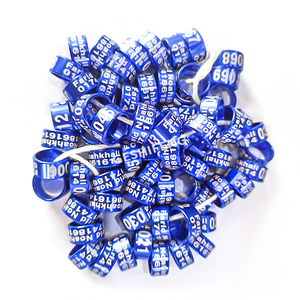 Anelli per piccioni in alluminio di alta qualità di colore di dimensioni personalizzate di fabbrica anello per piccioni anello per uccelli - Product Image 4