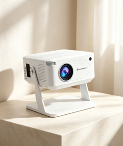 โปรเจคเตอร์พกพาอัจฉริยะรุ่นใหม่ HT29 Mini ความละเอียด 1280*720P หน่วยความจำ 1GB+8GB โปรเจคเตอร์ LED สำหรับวิดีโอ เหมาะสำหรับการประชุม สำนักงาน โฮมเธียเตอร์ - Product Image 1