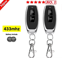 Émetteur RF intelligent 433 MHz pour la maison, télécommande à code d'apprentissage EV1527 pour moteur de voiture, porte de garage, alarme, clé de moteur