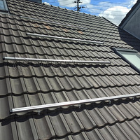 Kits de rails durables pour panneaux solaires, montage PV avec raccord de rail pour montage solaire et supports