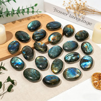 Pierres de palmier en labradorite naturelle polies de haute qualité pour la vente en gros, pierres de méditation Feng Shui spirituelles en vrac