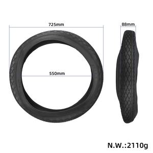 Pneu intérieur (valve AV) et pneu extérieur (24*4.0, 26*4.0) en caoutchouc épaissi et élargi pour motoneige et vélo électrique 24 et 26 pouces - Product Image 2