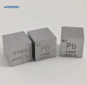 #82 Element Lead 10mm Density Cube for Element Collection Heavy Metal Pb Metal 99.99% Purity