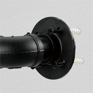 Adjustable Exterior Stair Railing, <strong>Handrails</strong> for Concrete Steps, Matte Black Carbon Steel Outdoor <strong>Handrail</strong> - Product Image 2