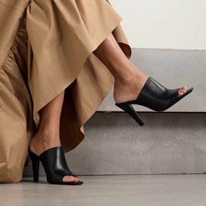 Nouvelles sandales d'été 2026 à talons hauts minimalistes style français pour femme, mules d'extérieur - Product Image 3