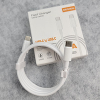 Kabel Pengisian Cepat USB-C ke USB-C PD Tahan Lama, Pasokan Grosir, Output 3A untuk Pengisian Cepat 5A Ponsel dan Kamera, Kotak Retail