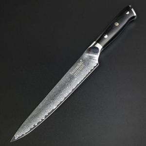 Couteau de chef Sunnecko de 8 pouces en acier Damas VG10 avec manche en G10, fabriqué en Chine, outil spécialisé pour la cuisine - Product Image 3