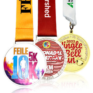 Crea tus Propias Medallas y Trofeos Deportivos Personalizados de Aleación de Zinc para Duatlón/Taekwondo 3D/Bjj/Baloncesto/Fútbol/Fútbol Sala con Grabado - Product Image 6