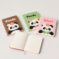 Personalisiertes Panda-Notizbuch für Kinder und Schüler – Mini-Notizblock für unterwegs