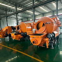 Pompe à béton portable LOVO-550 avec moteur 75HP, haute productivité 10-40M/H pour la construction