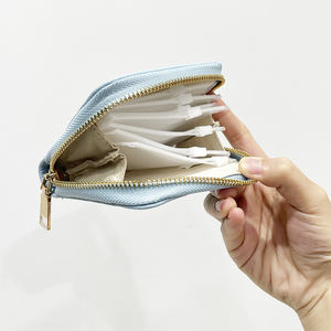 Mini borse colorate in pelle gioielli porta gioielli porta Medicine custodia custodia custodia con cerniera portamonete quadrato piccolo <span class=keywords><strong>portafoglio</strong></span> - Product Image 4