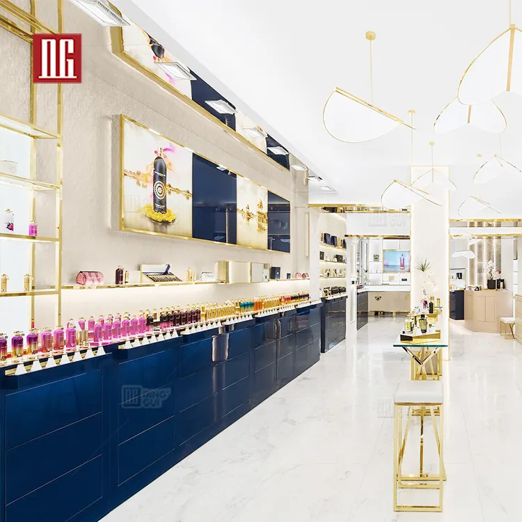 DG Showcase Custom haut de gamme luxe mode bijoux vitrine parfum vitrine montre vitrine jewelry shop showcase