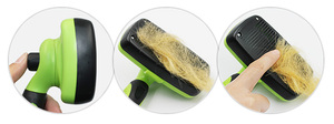 Best Seller <span class=keywords><strong>Pet</strong></span> Hair Deshedding <span class=keywords><strong>Grooming</strong></span> Tool Dog Cat Autolimpieza Slicker <span class=keywords><strong>Brush</strong></span> - Product Image 4