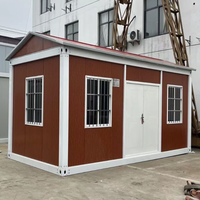 Maison préfabriquée à toit en pente, à assembler rapidement, modulaire, en kit, démontable, type conteneur – Meilleures ventes