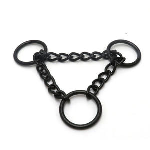 Cadena de anillo de Metal ajustable para <span class=keywords><strong>Collar</strong></span> de perro, sin níquel, chapada, Martingale, fabricante profesional - Product Image 5